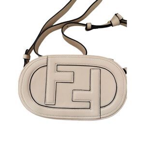 FENDI Vitello Grace Matte O'Lock Mini Camera Case Light Rose